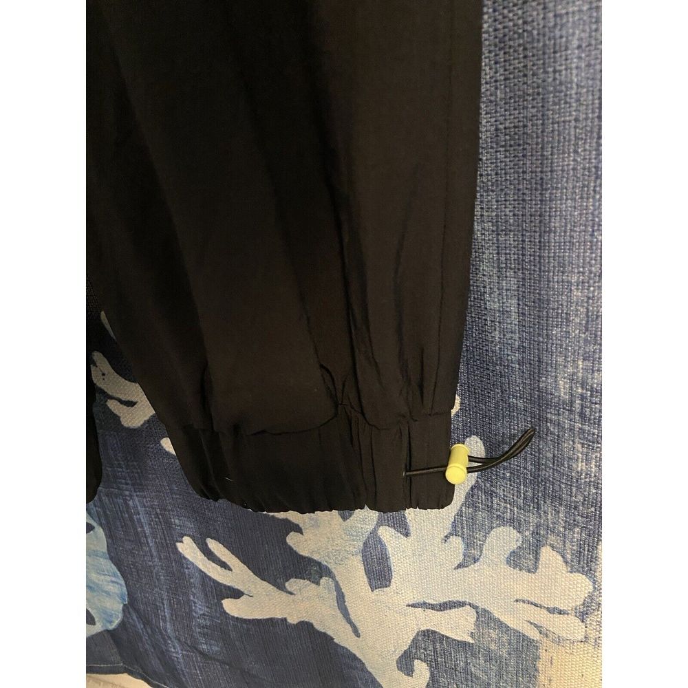 Athleta Dipsea Jumpsuit Womens Black Hooded Athletic Size 8 Gorpcore Outdoor - Picture 5 of 12